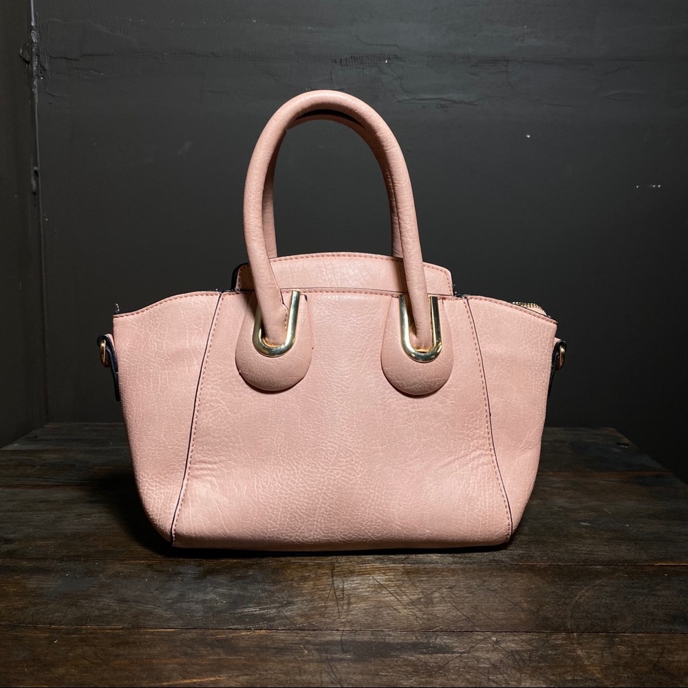 Pink bad Medium Size With Gold Colored Attachments